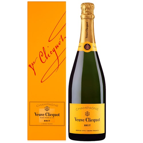 Veuve Clicquot Brut Yellow Label Gift Boxed Champagne 75cl